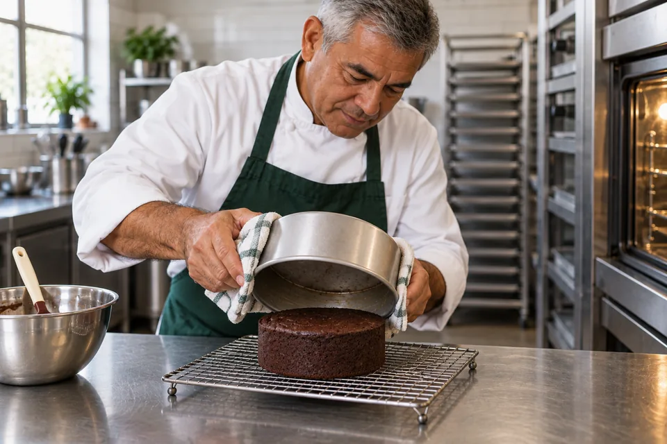 Chocolate cake: cool.